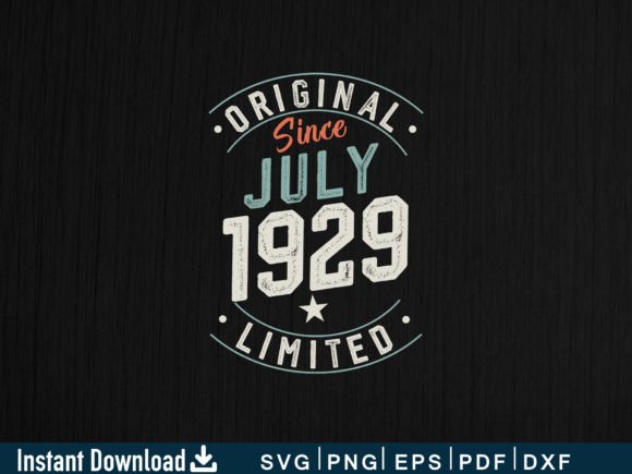 Download July 1929 Gifts 95th Birthday Shirt - 1929 Collection