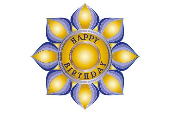 Download Happy Birthday Frame Vector Art Colored - Vector Collection