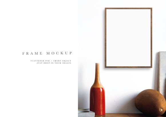 Download Frame Mockup #1928, Portrait Frame, - Premium Bundle