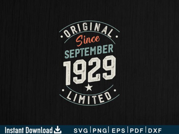 Download September 1929 Gifts 95th Birthday Shirt - 1929 Collection