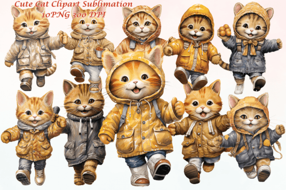 Download Autumn Cat Water Color - Water color Collection
