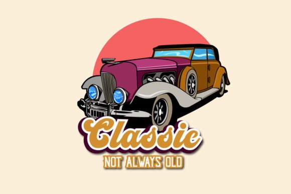 Download Classic Super Car Vector Illustration - Vector Collection