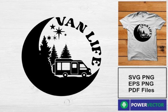Download Van Life, Camping Vector File for Shirt - Vector Collection