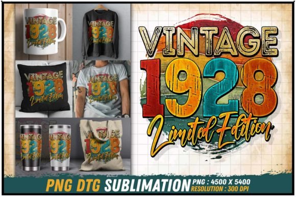 Download Vintage 1928 Limited Edition Retro Round - 1928 Collection